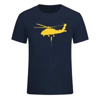 helicopter funny fashion t shirt men new summer short sleeve cotton man tees tops