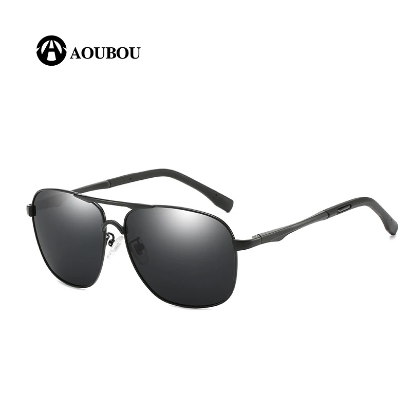 Поляризационные очки для близорукости мужские солнцезащитные с большой оправой