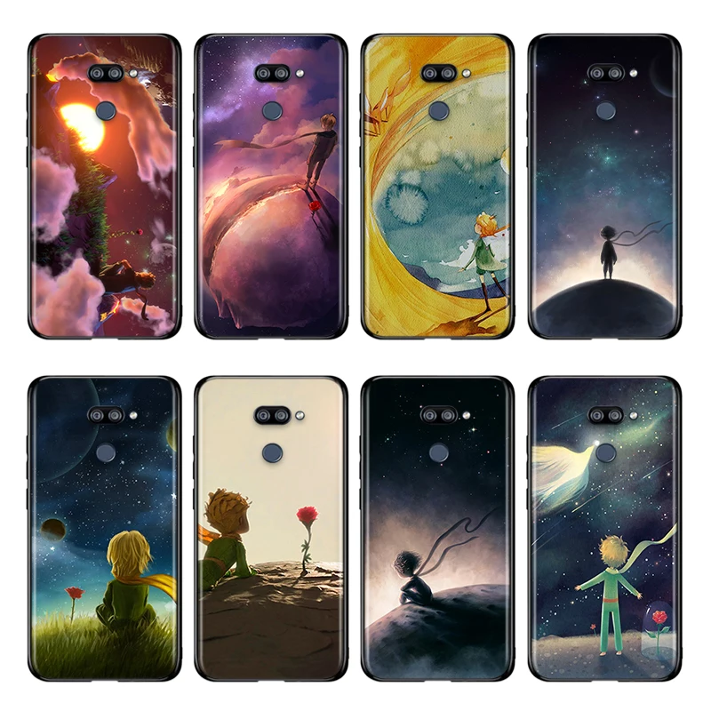 Cute Little Prince для LG K92 K42 K22 K71 K61 K51S K41S K30 K20 2019 Q60 V60 V50 S V40 V30 G8 ThinQ Black чехол телефона |