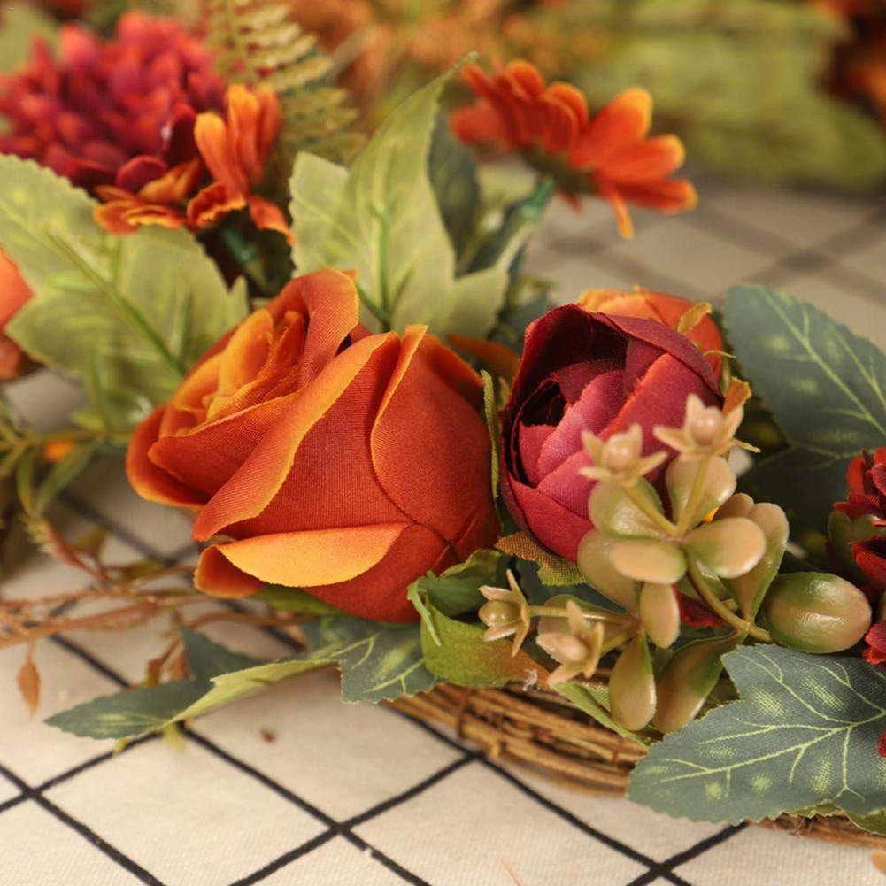 Искусственная сушеная Цветочная Гирлянда 40 см Осенний искусственный цветочный