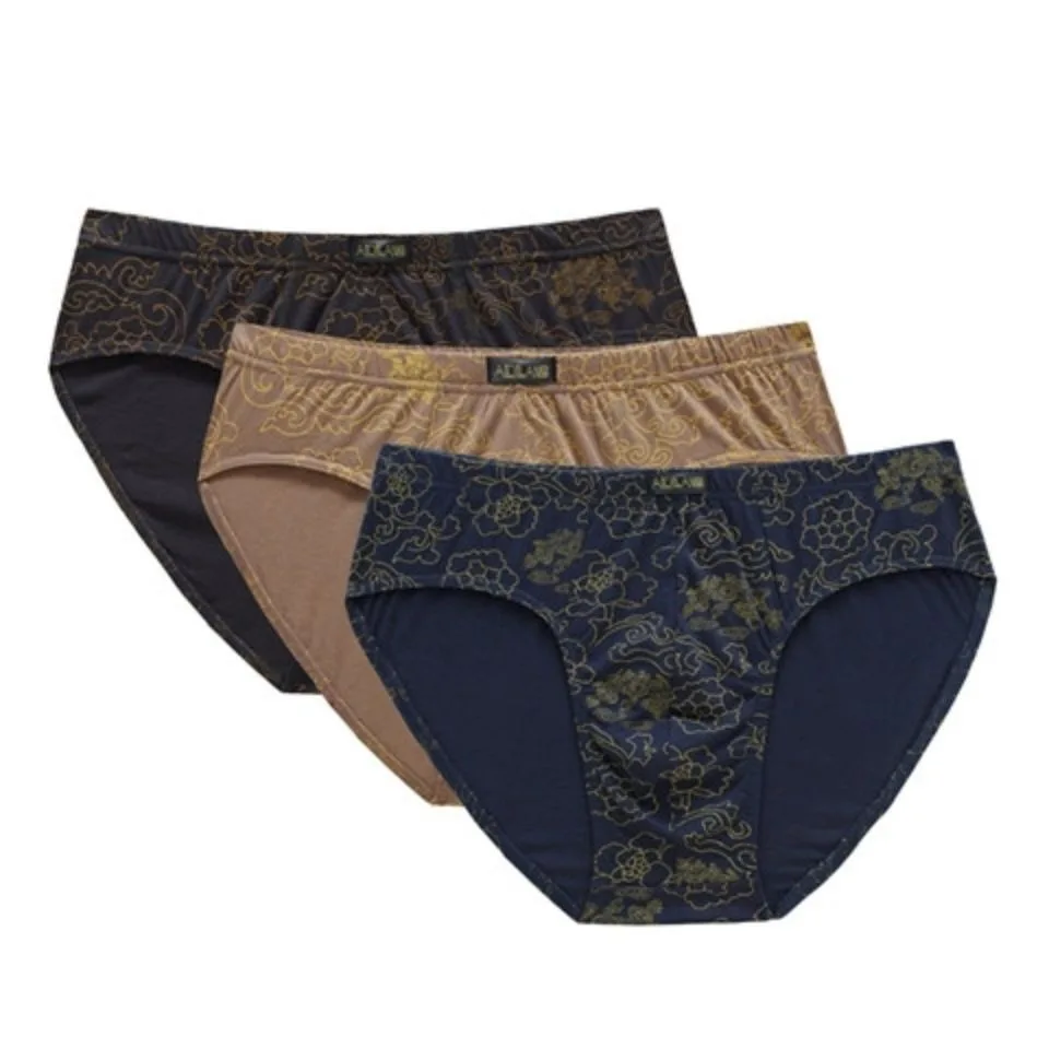 6pcs/lot Underpants Panties Male Male Underwear Men Briefs Comfortable Men Printing Underwear Briefs 100%Cotton