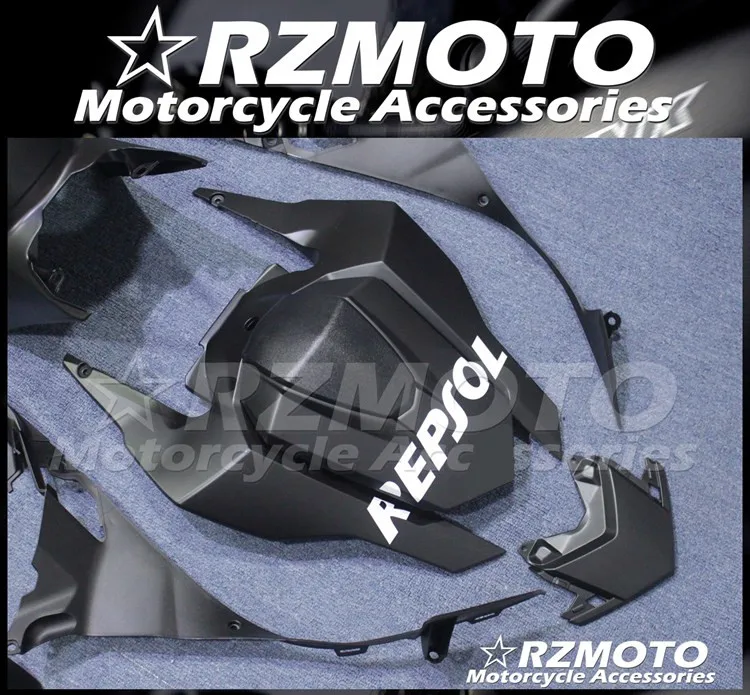 

Custom Free Motorcycle New ABS whole Fairings kit Fit for HONDA CBR1000RR 2017 2018 17 18 CBR1000 black matte repsol