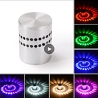 Беспроводной креативный настенный светодиодный RGB-светильник, алюминиевое бра для дома, лестницы, ванной, спальни, комнатное украшение