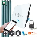 Стандарт ЕС 1 способ Wi-Fi пульт дистанционного управления приложение Тип настенный светильник управление Лер умный дом автоматизация сенсорный переключатель eWelink или TuYa