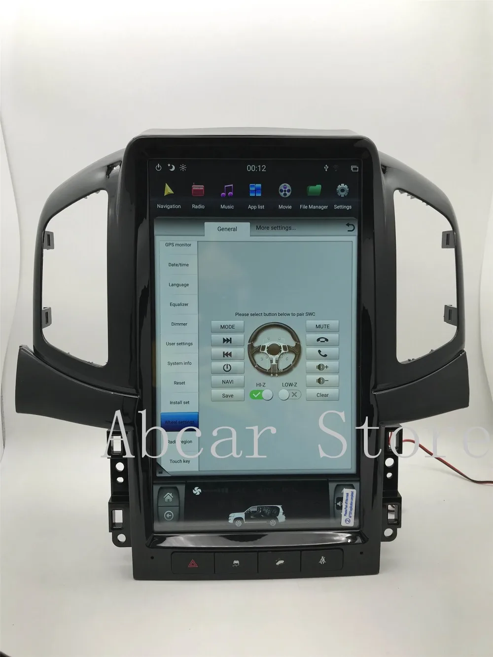 13,6 ''Tesla стиль Android 8,1 PX6 HDMI Автомобильный dvd-плеер gps навигация для Chevrolet Captiva 2012- Радио Стерео ips аудио