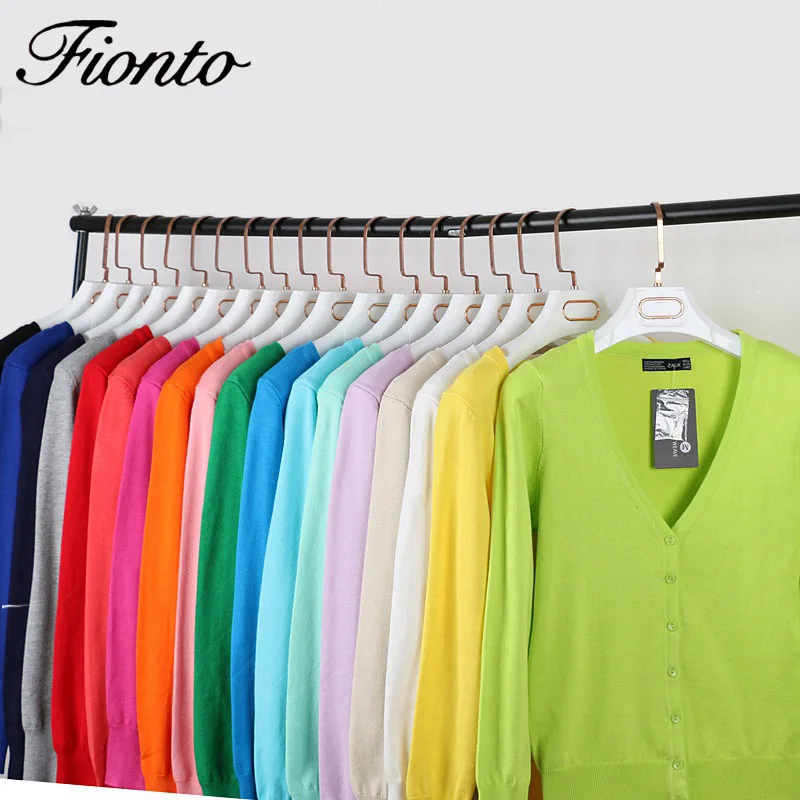 Весенние кардиганы женские корейские 2018 с v образным вырезом трикотажные Feminino