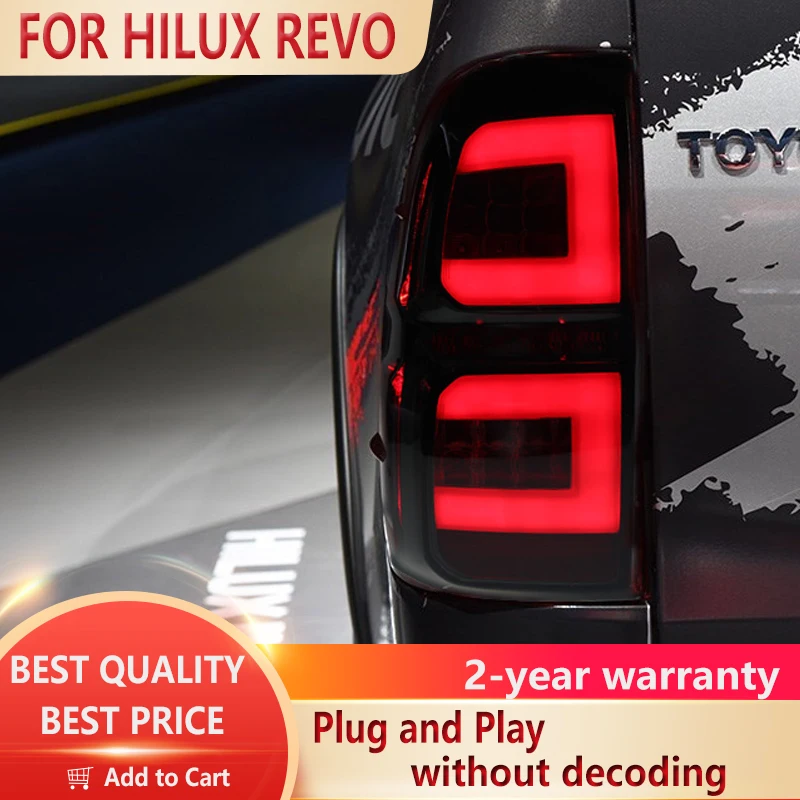 

Задние фары для Toyota Hilux 2015-2020 Revo светодиодный ные задние фары
