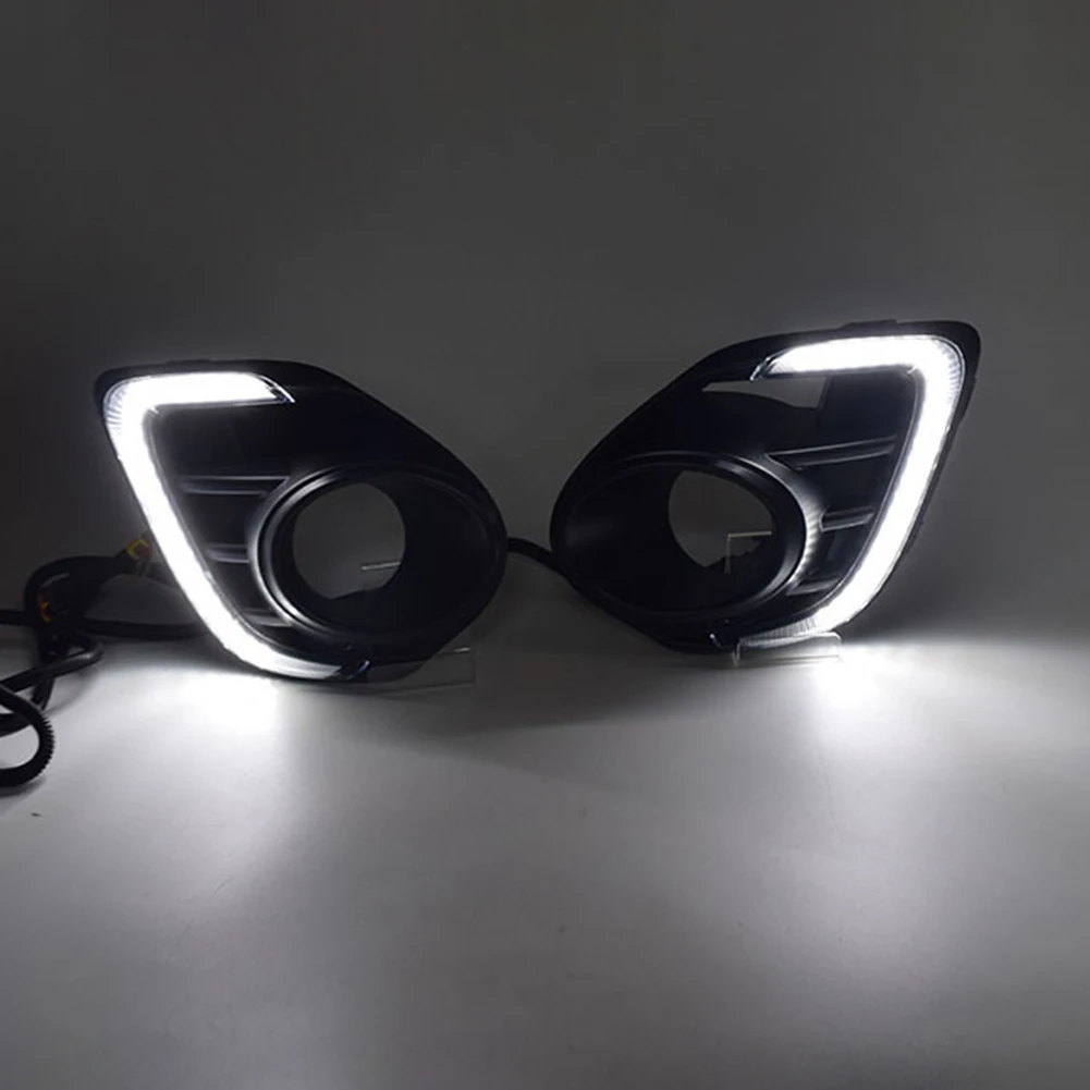 Для Mitsubishi Lancer 2016 2017 2018 Автомобильные светодиодные дневные ходовые огни DRL