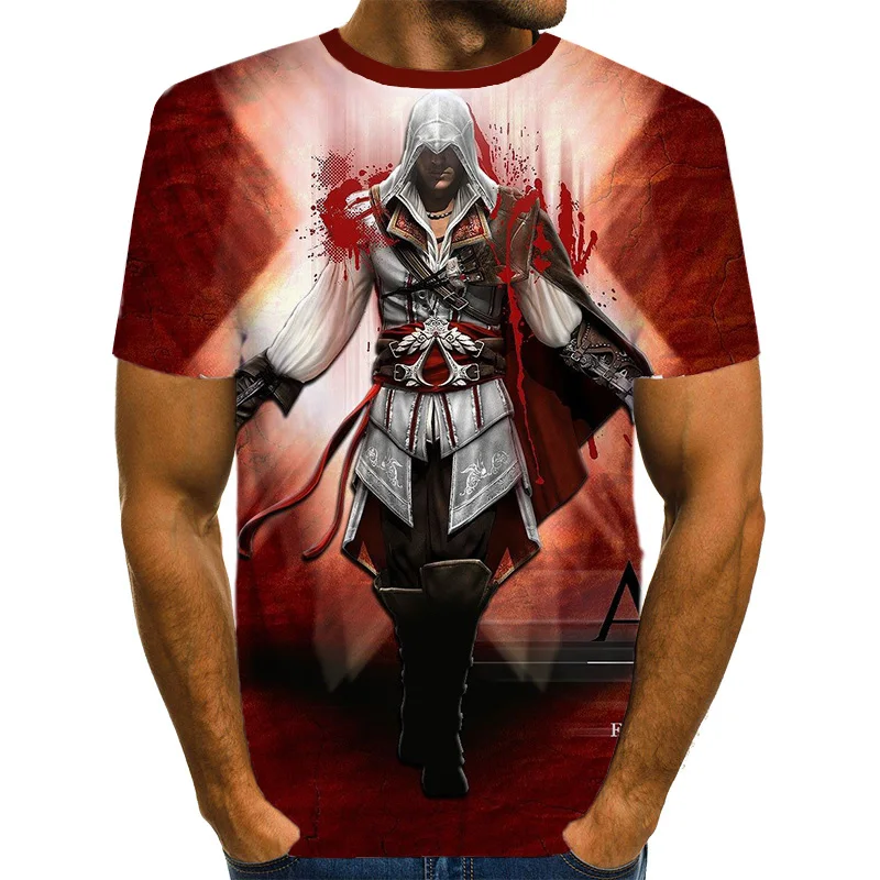 NT862 Call of duty Game 3D T-shirt streetwear for men and women popular short sleeves hrarjuku Game character casual tops t-shirts men - Цвет: NT862