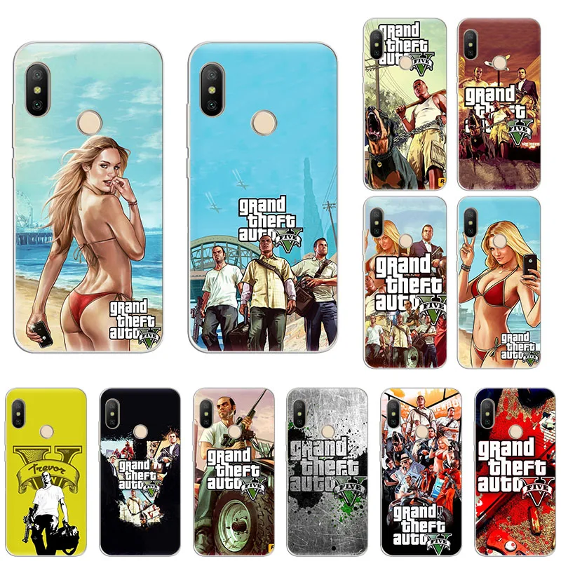 Чехол для телефона Grand Theft Auto GTA мягкий силиконовый чехол Xiaomi Mi Note 10 9T CC9 9 8 A3 Lite Play A2