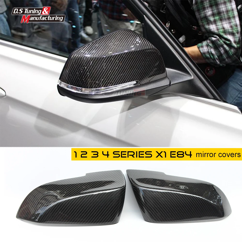 Сменные зеркальные чехлы из углеродного волокна cf для bmw f10 f30 f26 f16 x1 x3 x4 x5 x6 e90 e60|carbon