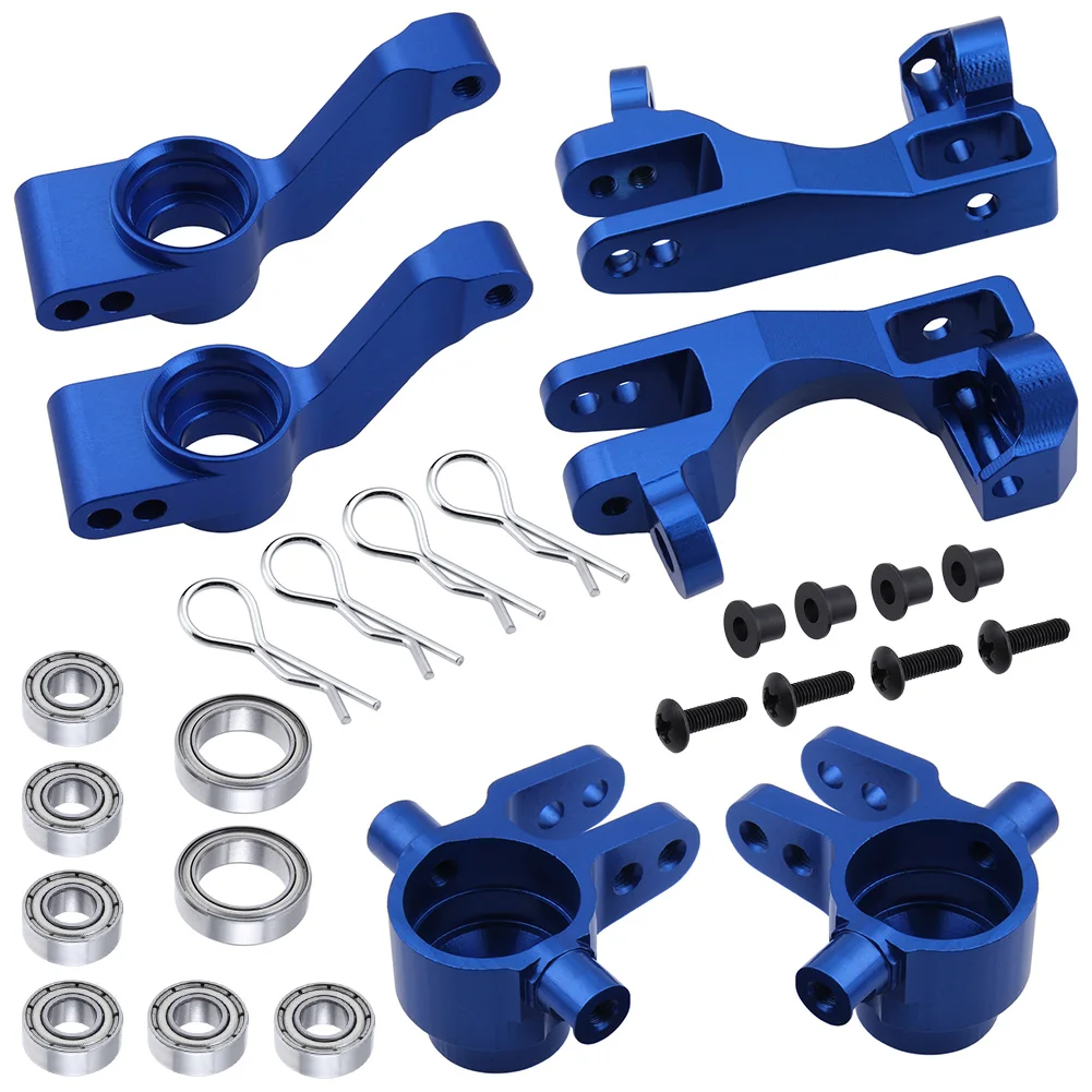 Для 1/10 Traxxas Slash 4x4 алюминиевые левые и правые рулевые БЛОКИ часть # 6837X C HUB 6832X Axle carries