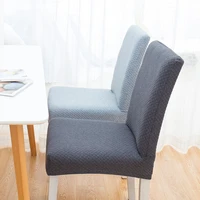 3 sizes plaid chair cover solid color office seat chair covering removable anti dirty kitchen seat case stretch chair cover