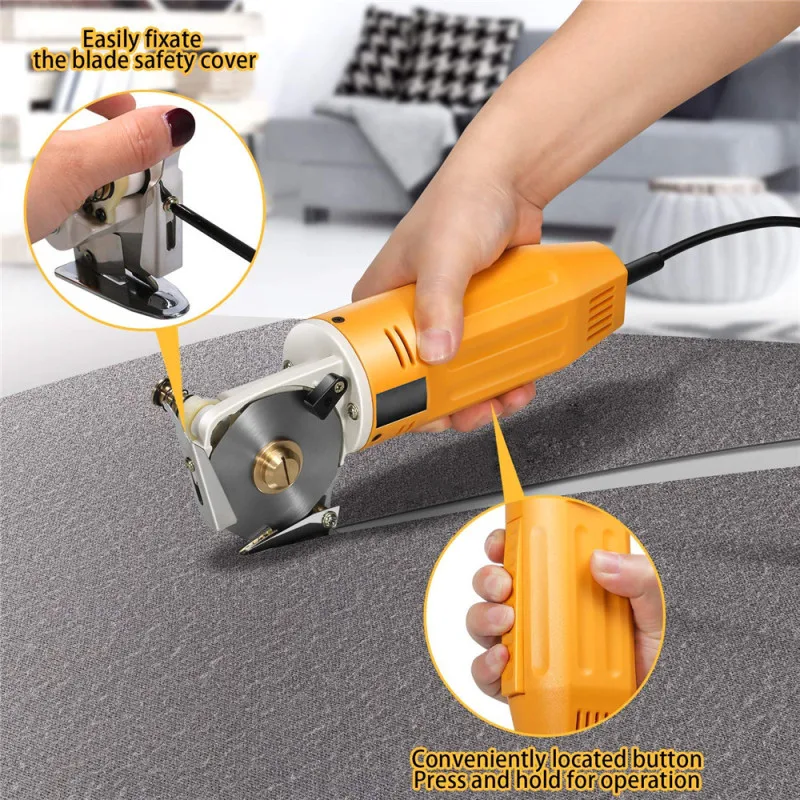 

Electric Cloth Knife Fabric Cutting Tools Leather Cloth Electric Cutter Machine Kit Blade Power Tool Cutting Scissors For Tailor