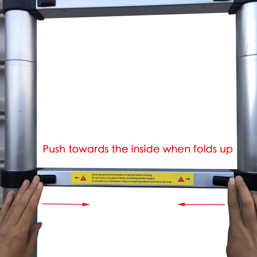 Новые 6 56ft (2 м) лестницы из алюминиевого сплава раздвижные Телескопические