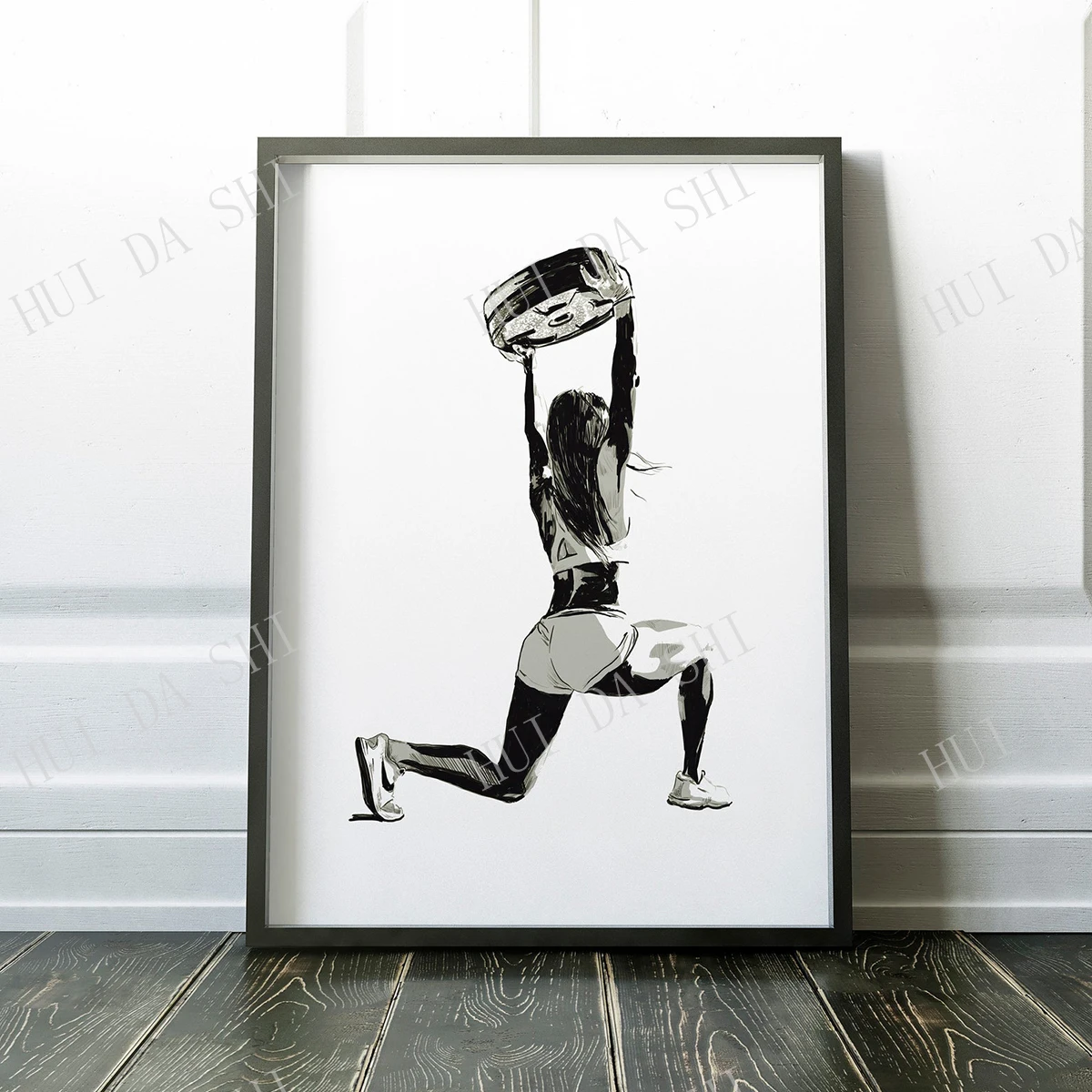 

Lunge, Sketch, CrossFit, Garage, Motivation, Workout, Fitness, Wall Art, Gym Decor, Gym, Lift, Gym, sport