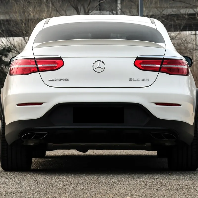 Высококачественный спойлер из АБС пластика для Mercedes Benz GLC Class Coupe GLC300 GLC250 2016 2018 GLC43
