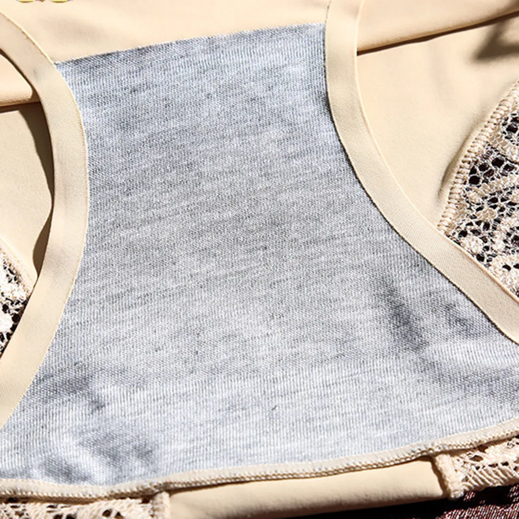 Женские однотонные кружевные трусы плавки Новое Сексуальное нижнее белье из