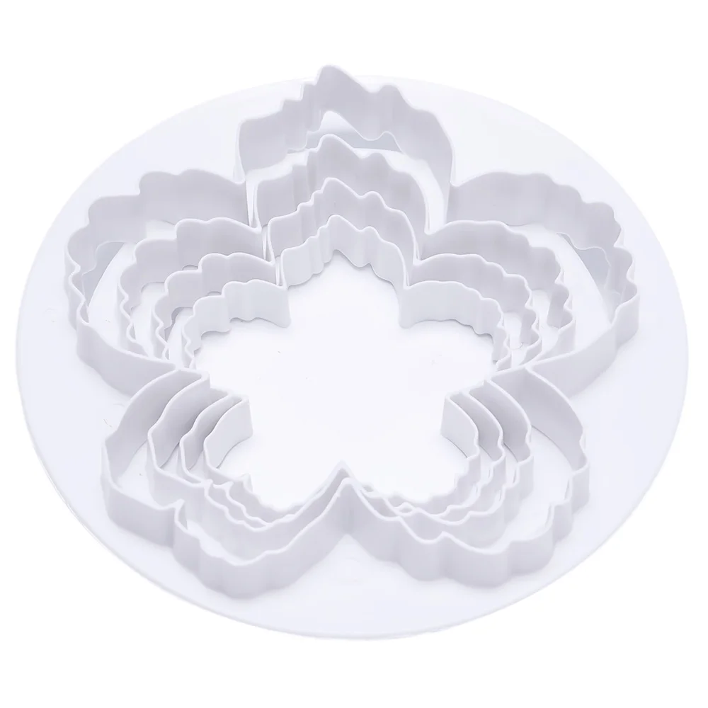

2022 Peony Flower Mould Plastic Paste Cutter Sets Fondant Gumpaste Mold Cake Decorating Tools