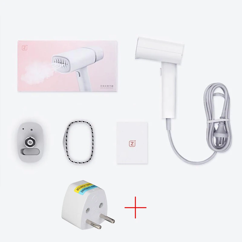 set Xiaomi паровой утюг ручной отпариватель для одежды ZANJIA Мини Путешествия Портативный электрический утюг стерилизация одежды морщин 4 - Цвет: set