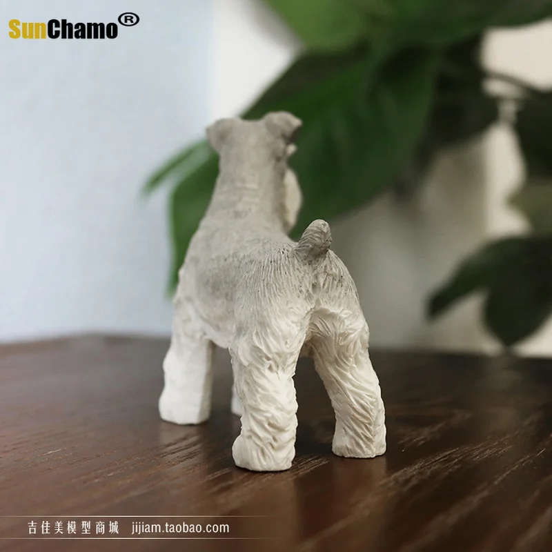 Миниатюрная модель Schnauzer с имитацией собаки предметы интерьера автомобиля