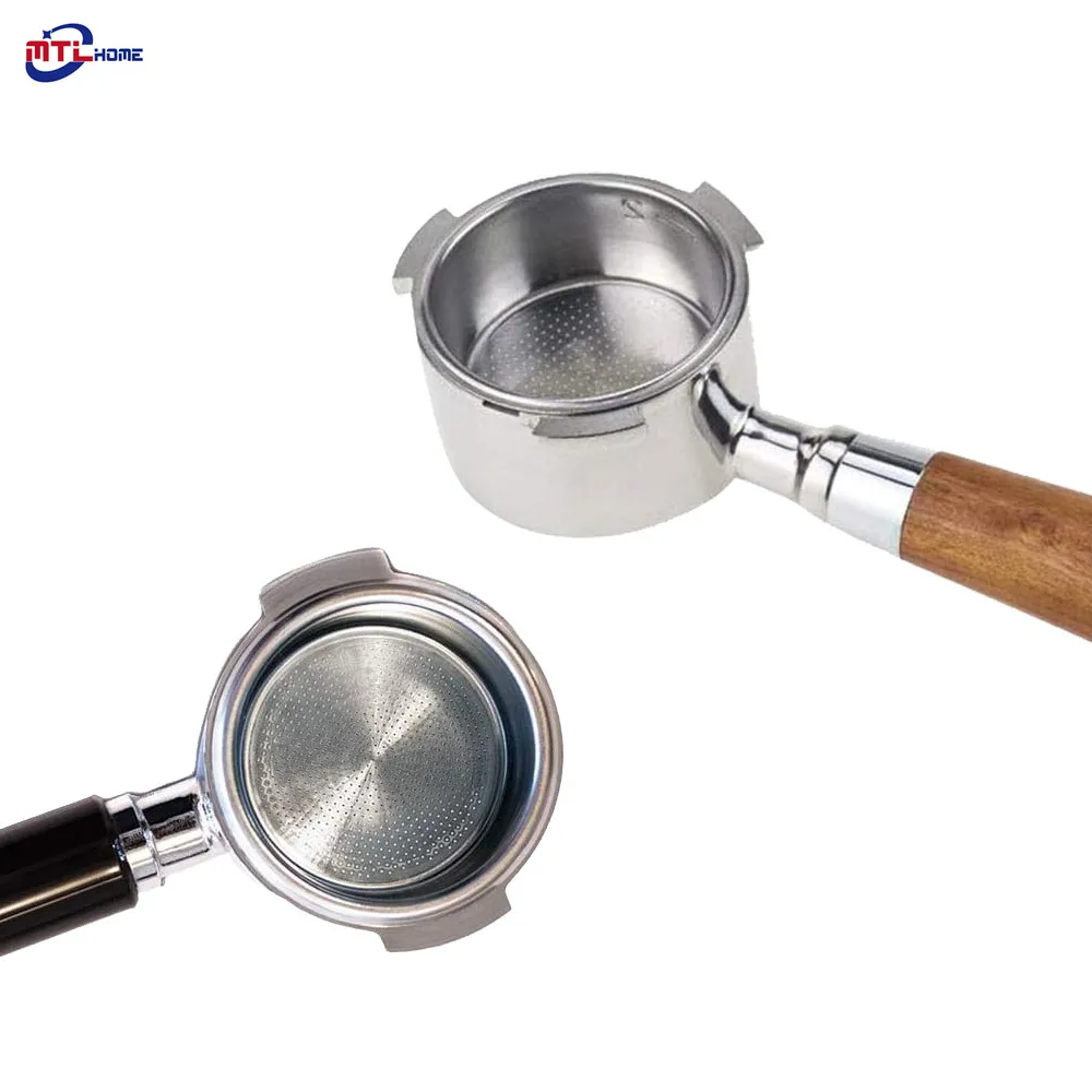 

51mm 1/2/4 Cups Filter Replacement Filter Basket for Coffee Bottomless Portafilter Delonghi Dedica Espresso Machine Parts