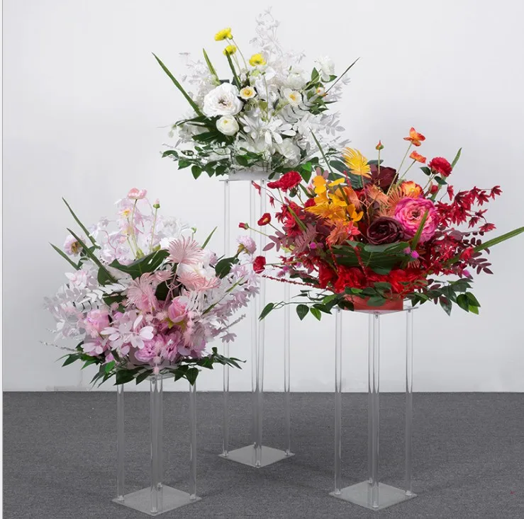 Напольный свадебный фон для фотосъемки с цветами железная акриловая рамка