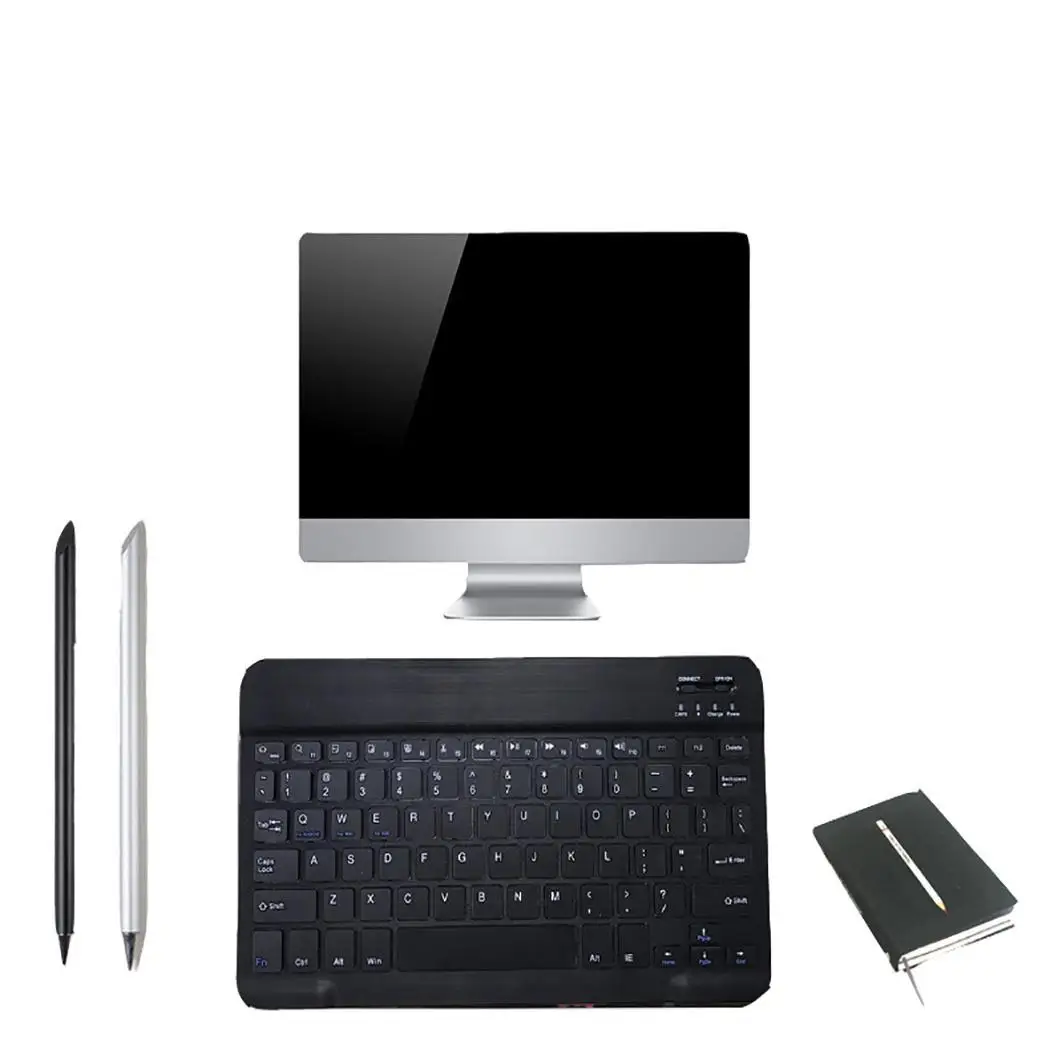 Портативная Мини Беспроводная bluetooth клавиатура для настольного компьютера