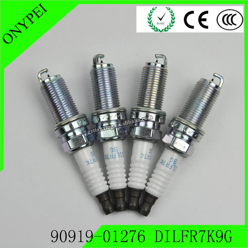 4 шт. 90919 01276 DILFR7K9G двойная иридиевая Свеча зажигания для Lexus 2017 GS Turbo 2016 GS200t 2008 GS300