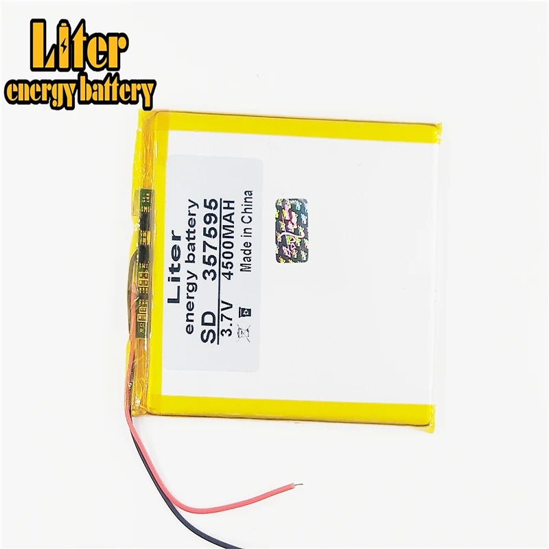 357595 3.7V 4500mah Lithium polymer Battery with Protection Board For PDA Tablet PCs Digital Products | Электроника