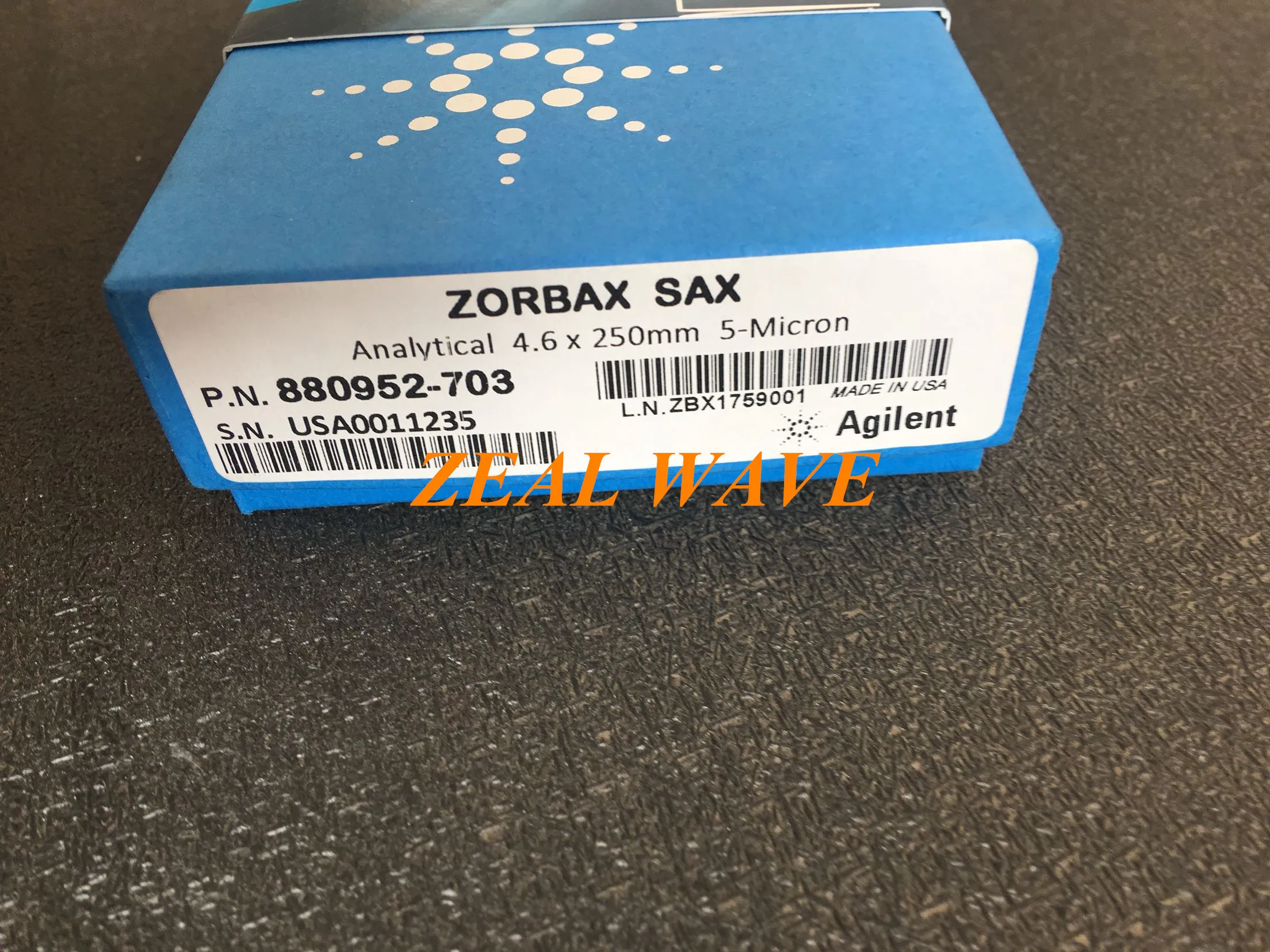 Для агилентной ионно обменной хроматографии колонны Agilent SAX жидкая колонка 880952