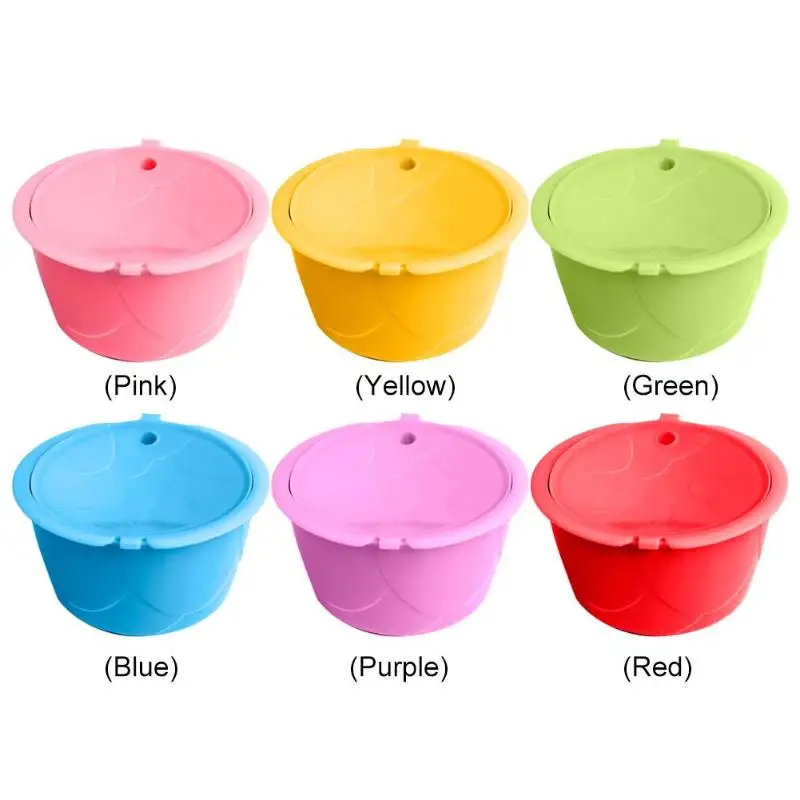 1 шт. пластиковая многоразовая Капсульная чашка с фильтром для кофе машин Dolce Gusto