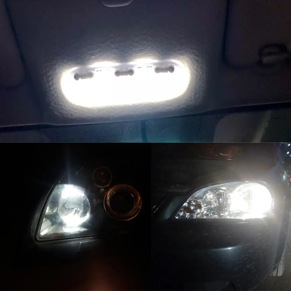 10 шт. Led 8 Smd 1206 светодиодов 8SMD Авто интерьерный светильник дорожные фонари s