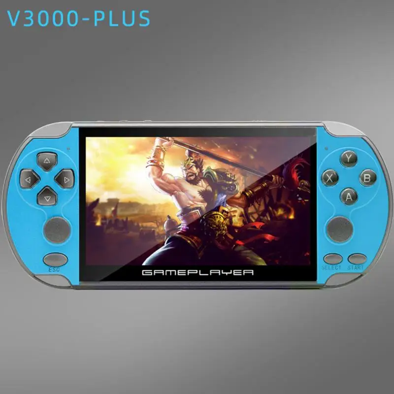 Новейший высокопрофильный Мультифункциональный V3000 PLUS 5,1 дюймов 8G 128 бит аркадная портативная игровая консоль для Psp встроенные 10000 игры