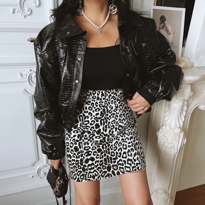 High Quality Retro Fashion Lapel Thickened Leather Jacket Women Faux Fur Coat Motorcycle Coats and Jackets Woman