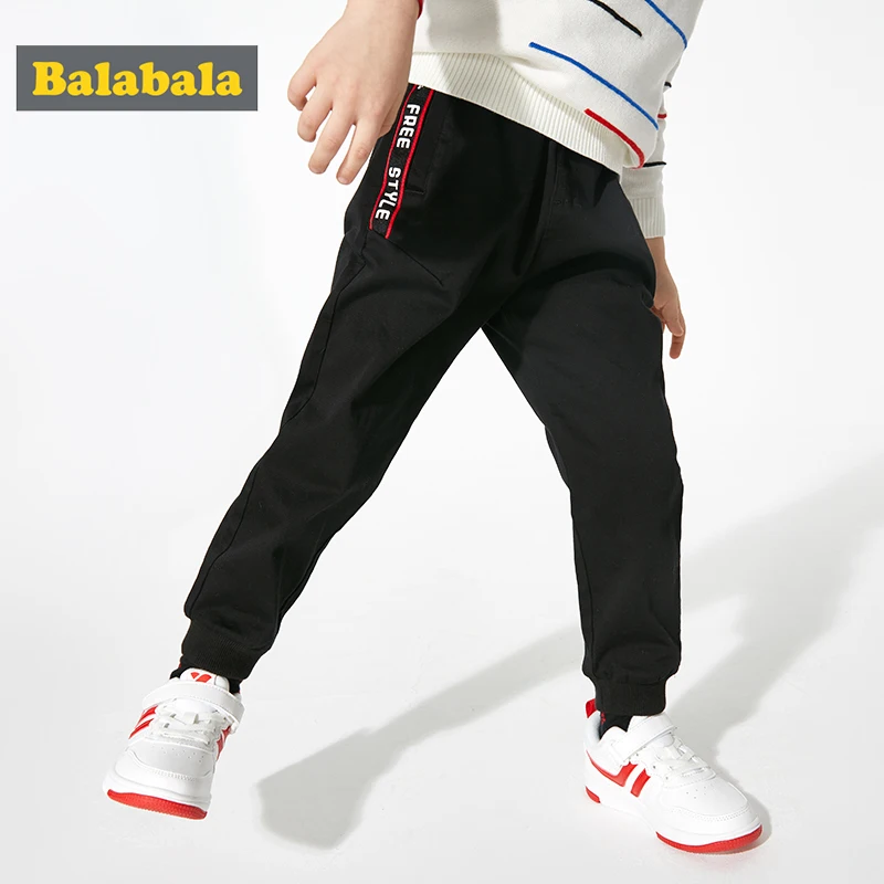 Balabala детская одежда брюки для мальчиков детские новинка весны 2020 дикие плотные