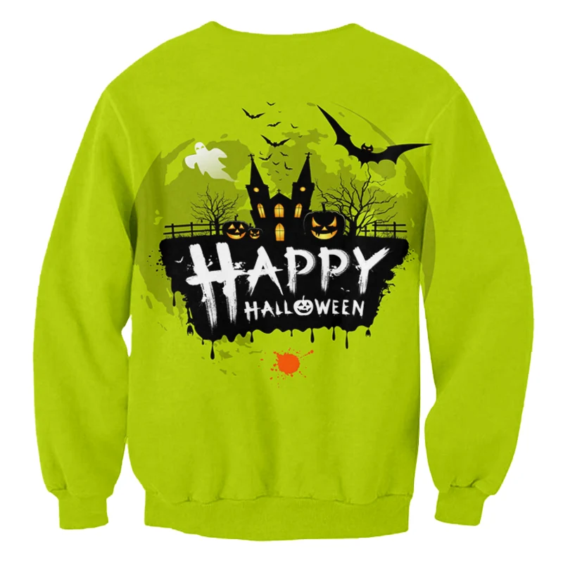 Свитшот IFPD с 3D принтом в стиле хип-хоп Европейский/американский размер Хэллоуин