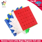 Yuxin Little Magic M 5x5 Магнитный магический куб Zhisheng скоростной пазл без наклеек магниты 5x5x5 кубик-Головоломка обучающие игрушки