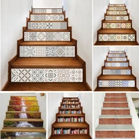 arabic style stair sticker diy vinyl self adhesive stairway waterproof removable wallpaper staircase floor stickers home decor