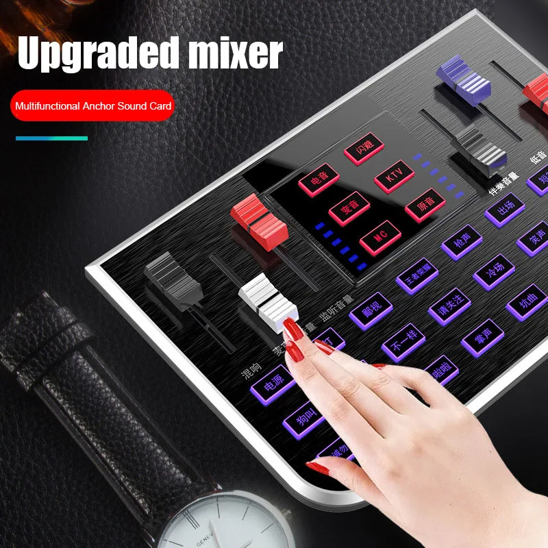 Студийный режим аудио миксер шумоподавление без шумов многофункциональный HSJ-19 |