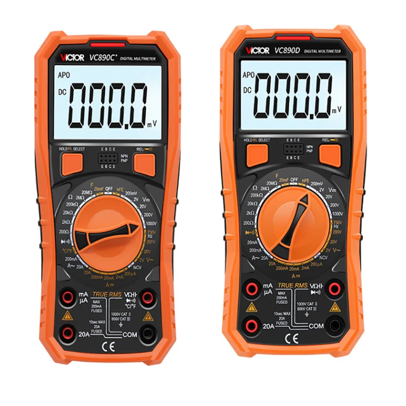 

Multimeter VC890D\VC890C+ digital multimeter high precision universal meter capacitor anti-burning