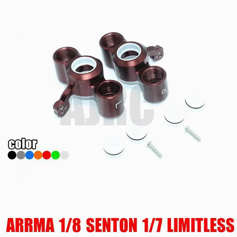 

ARRMR Aluminum alloy POM plastic Kona front steering cup for 1/8 SENTON TYPHON TALION 1/7 MOJAVE LIMITLESS INFRACTION AR330187
