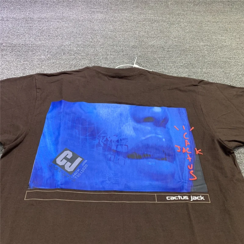 Футболка с принтом кактус для мужчин и женщин 2022ss | Мужская одежда