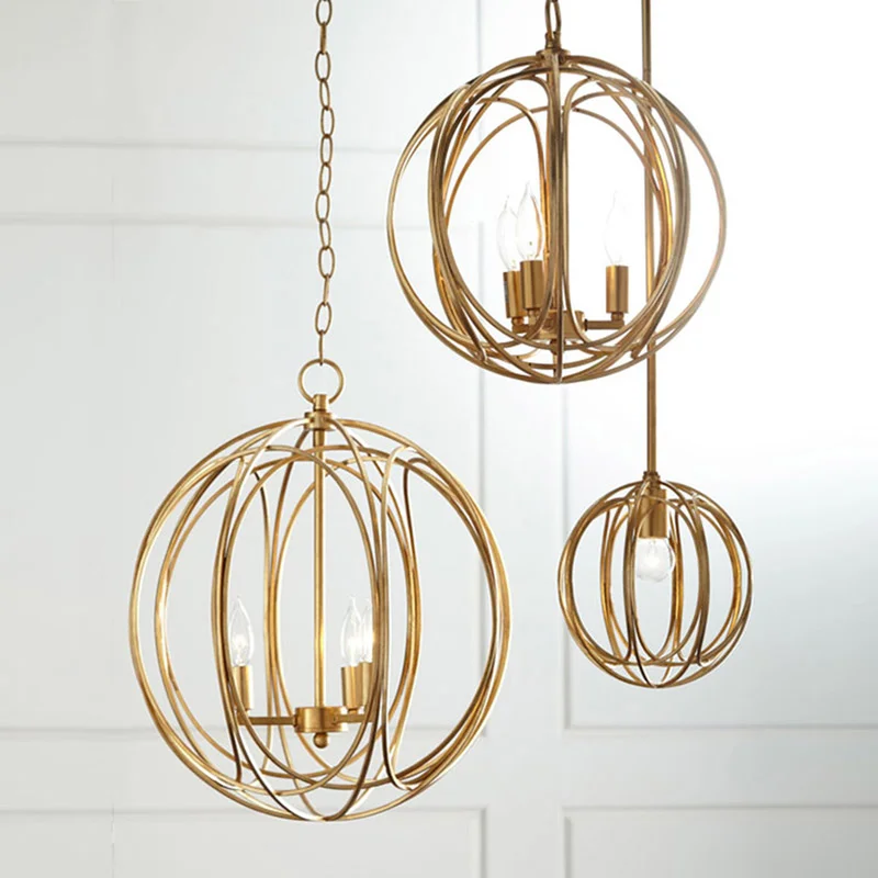 Nordic Led Pendant Lights Gold Hanging Lamp For Dining room Kitchen Bedroom Industrial Restaurant Bar Light lustre pendente