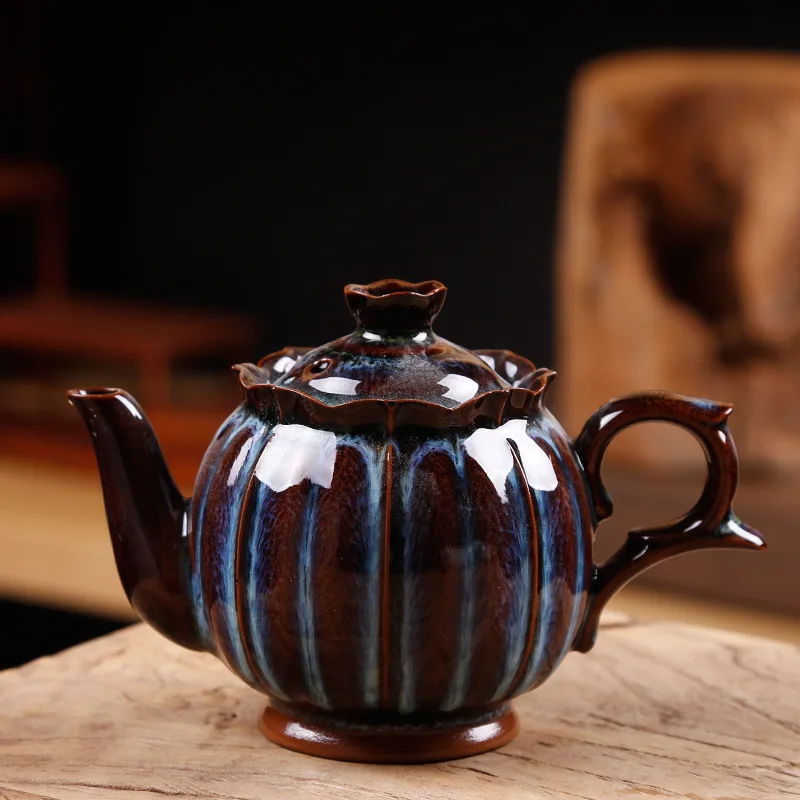 The Kiln Porcelain Teapot Filter dan hu Ceramic Kung Fu Tea Single yao Variable Drawing pao cha Home | Дом и сад