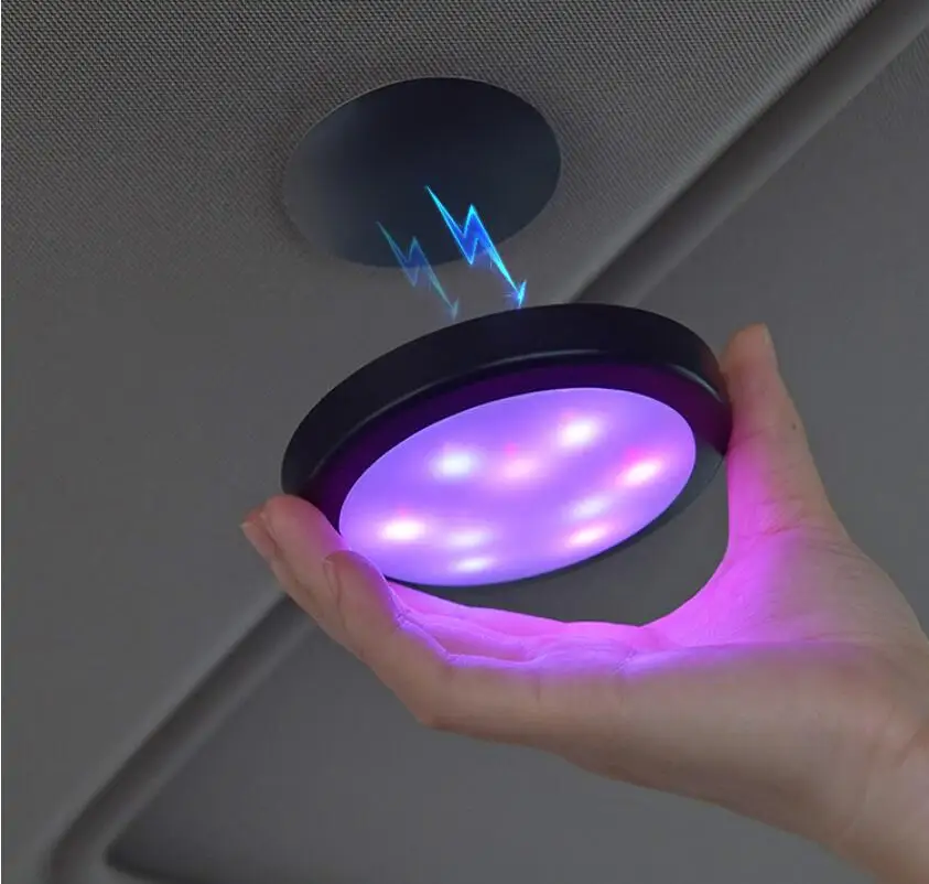 Автомобильный Интерьер лампа для чтения перезаряжаемая Магнитная Светодиодная