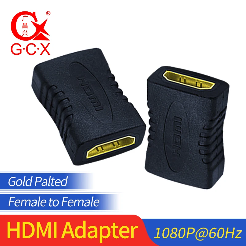 GCX Бесплатная доставка HDMI адаптер конвертер Женский 1080P Высокое разрешение