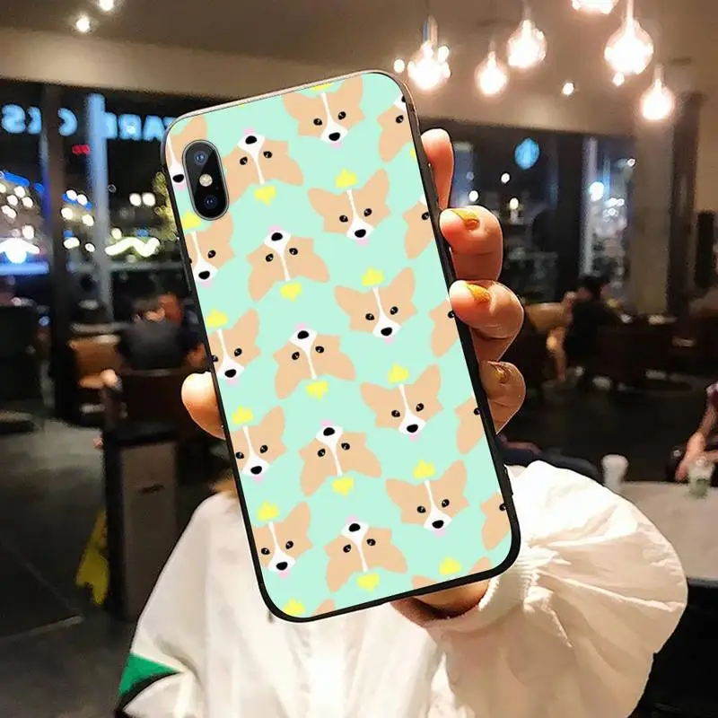 

Cute animal cartoon pets Corgi Phone Case for iPhone 11 12 pro XS MAX 8 7 6 6S Plus X 5S SE 2020 XR