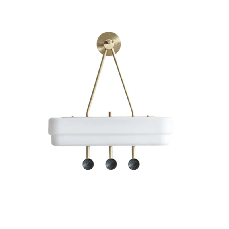 

American-Style Small Affordable Luxury Glass Marble Corridor Aisle Living Room Television Background Wall Bedroom Bedside Wall L