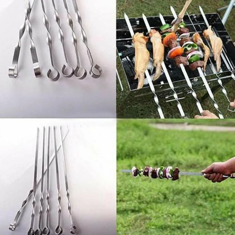 10 шт. иглы для барбекю из нержавеющей стали | Дом и сад
